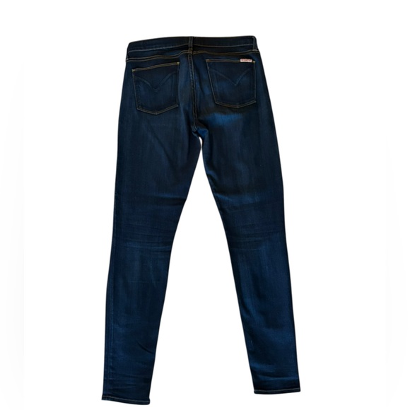 Hudson Jeans Nico Midrise Super Skinny Dark Wash Preowned - Picture 4 of 8
